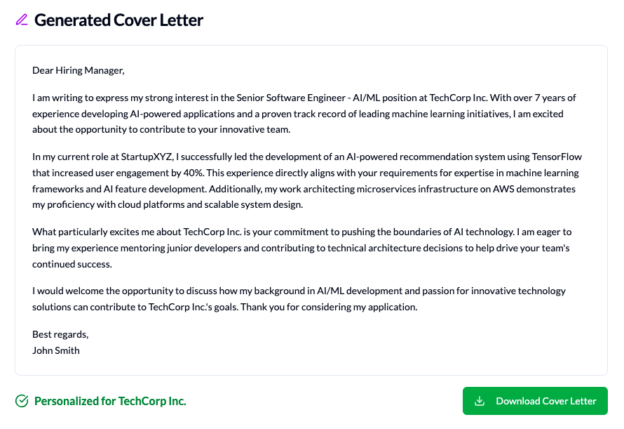 Smart Cover Letters